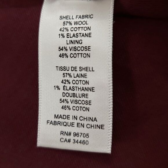 Rebecca Taylor Techy Houndstooth Jacket Womens Large Wool Blend Button Cropped - Picture 11 of 13